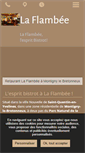 Mobile Screenshot of la-flambee-restaurant.fr